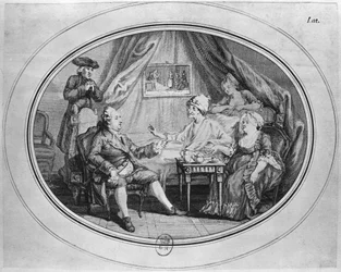 De lunch in Ferney, 4 juli 1775
